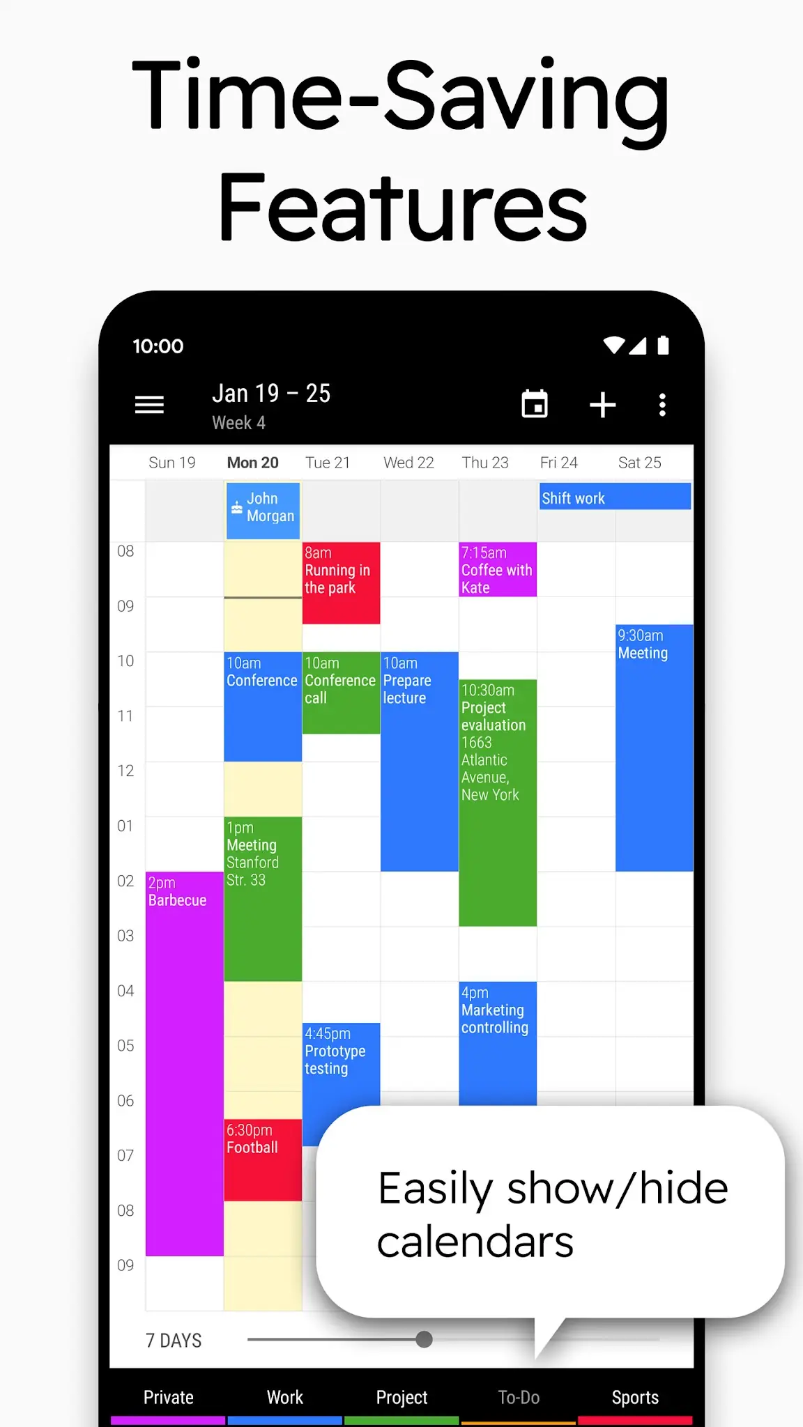 Schermata Calendario Business Agenda 3