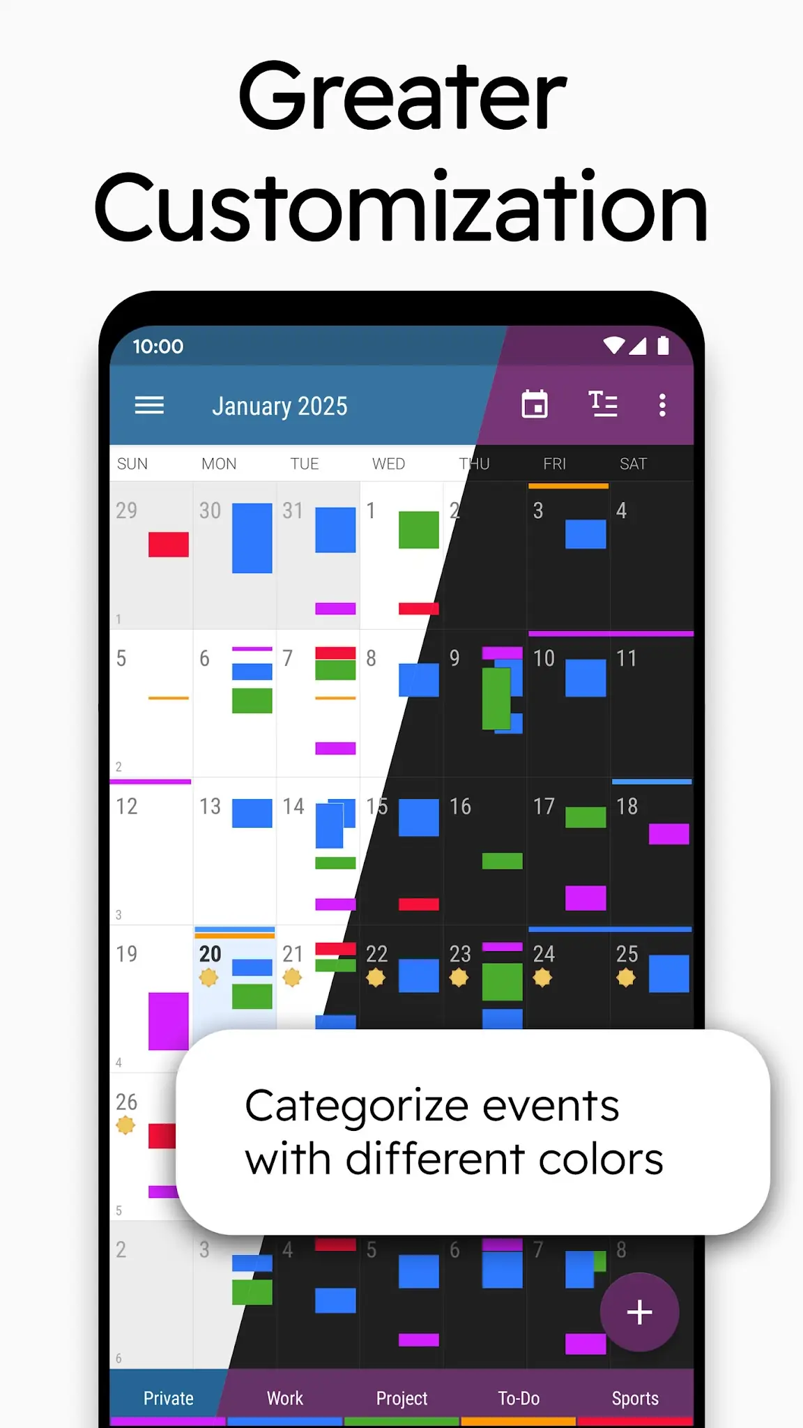 Schermata Calendario Business Agenda 4
