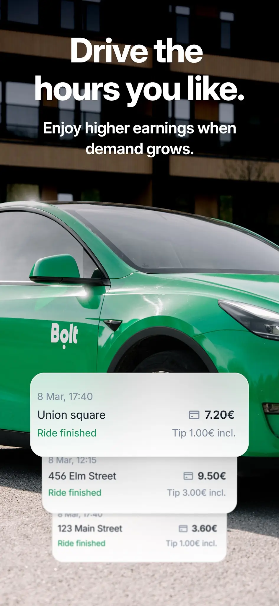 Ekran Görüntüsü Bolt Driver: Drive & Earn 3