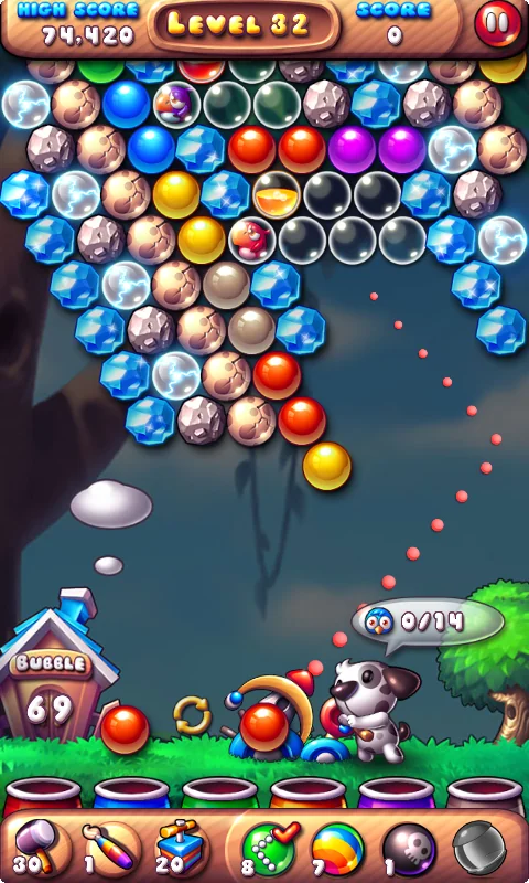 ภาพหน้าจอ Bubble Bird Rescue 5