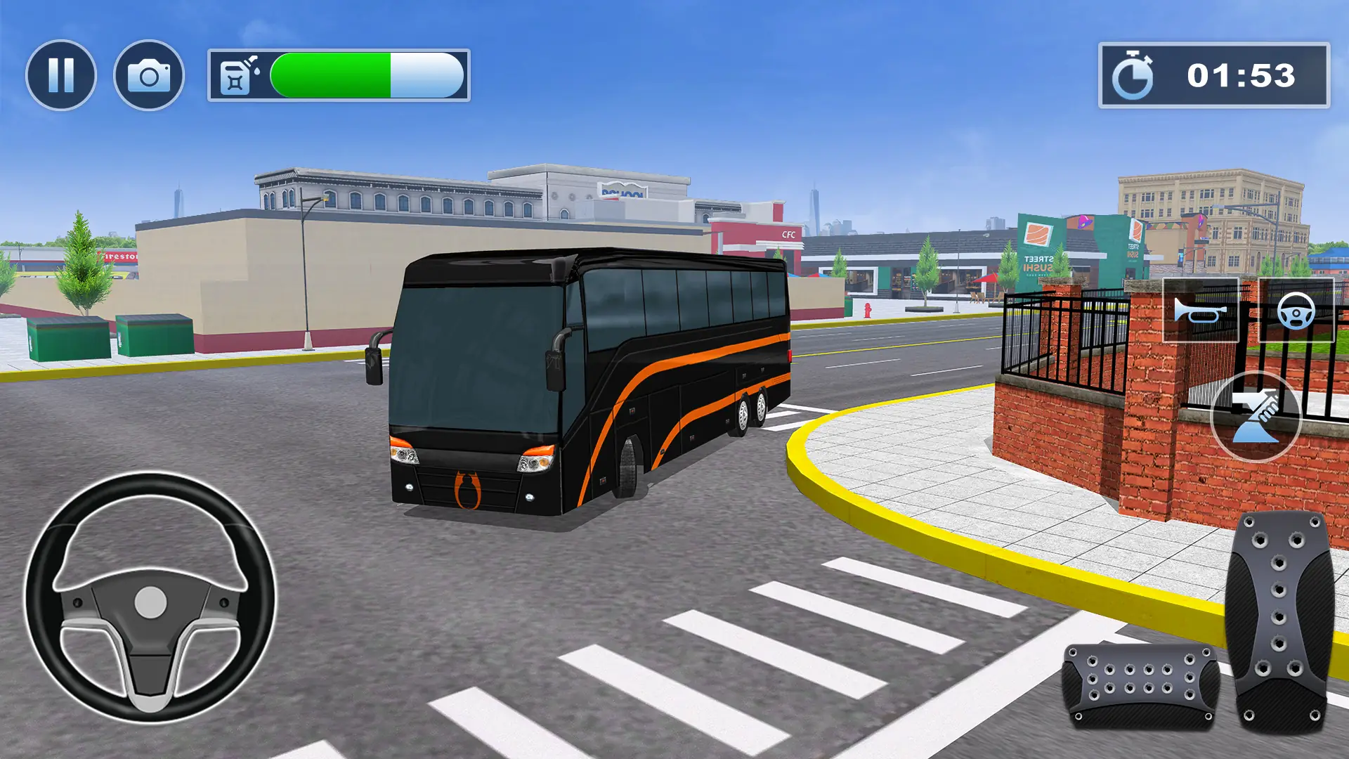 Снимка на екрана Bus Simulator : 3D Bus Games 3