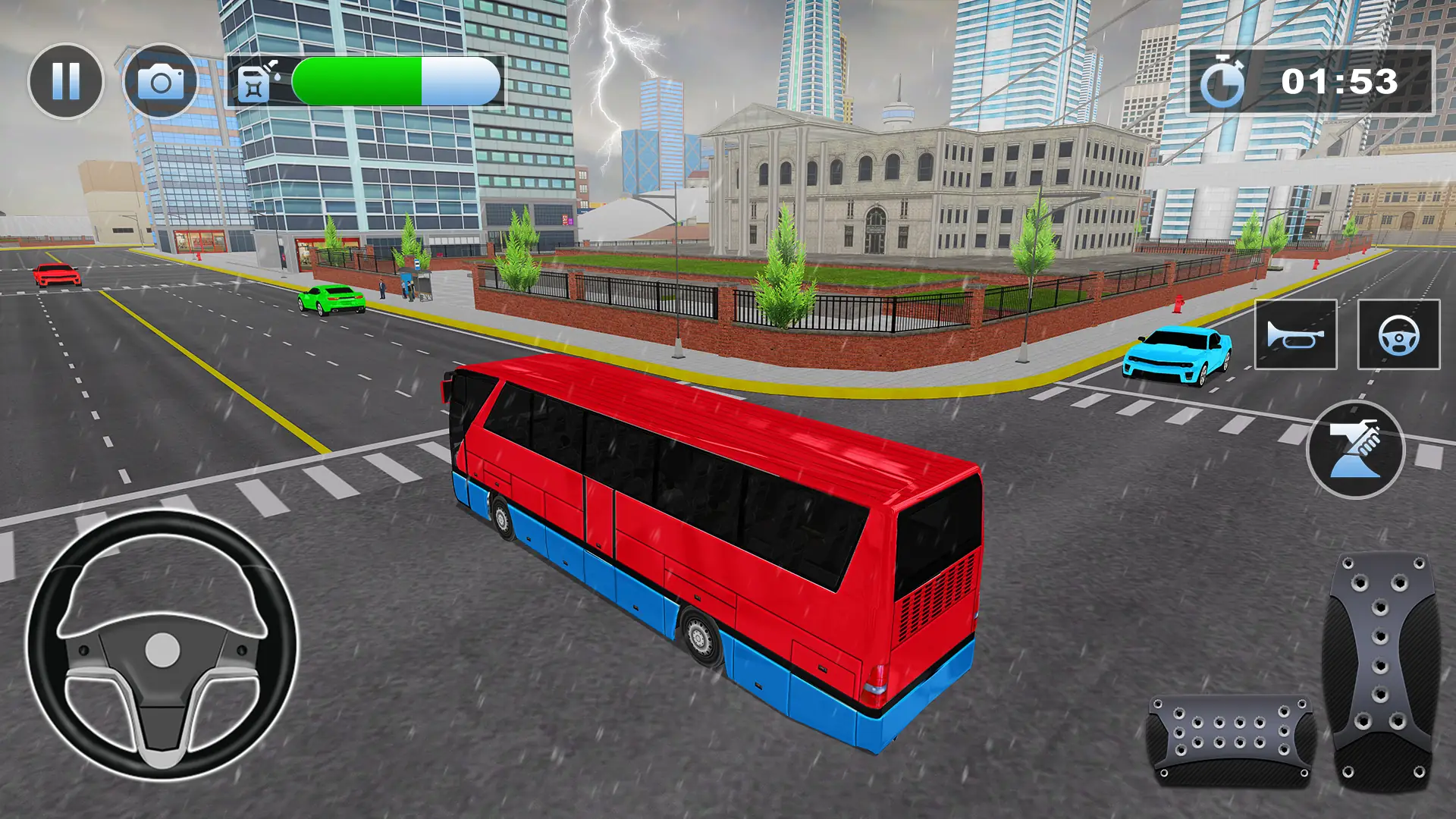 Снимка на екрана Bus Simulator : 3D Bus Games 5
