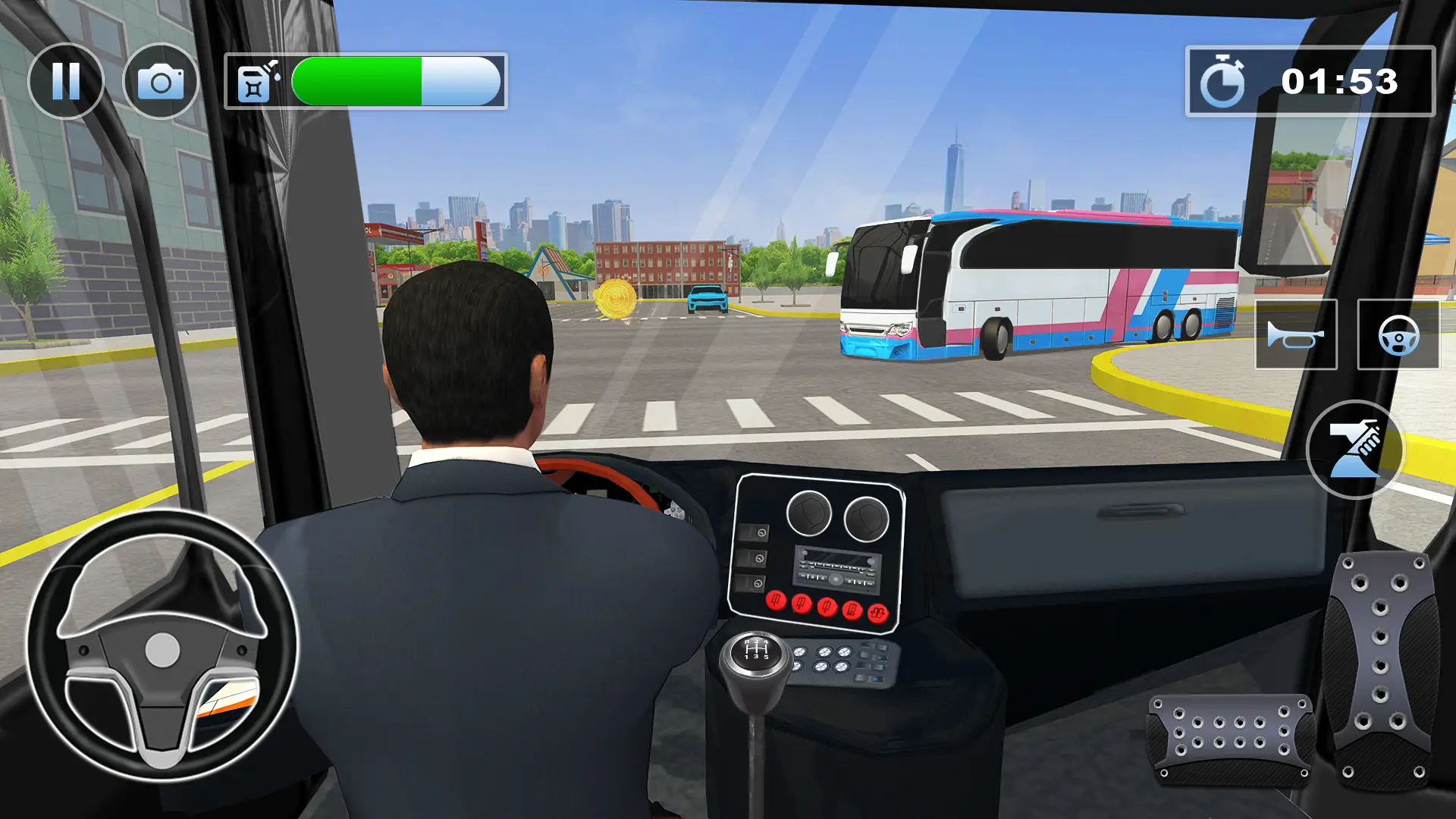 Снимка на екрана Bus Simulator : 3D Bus Games 6