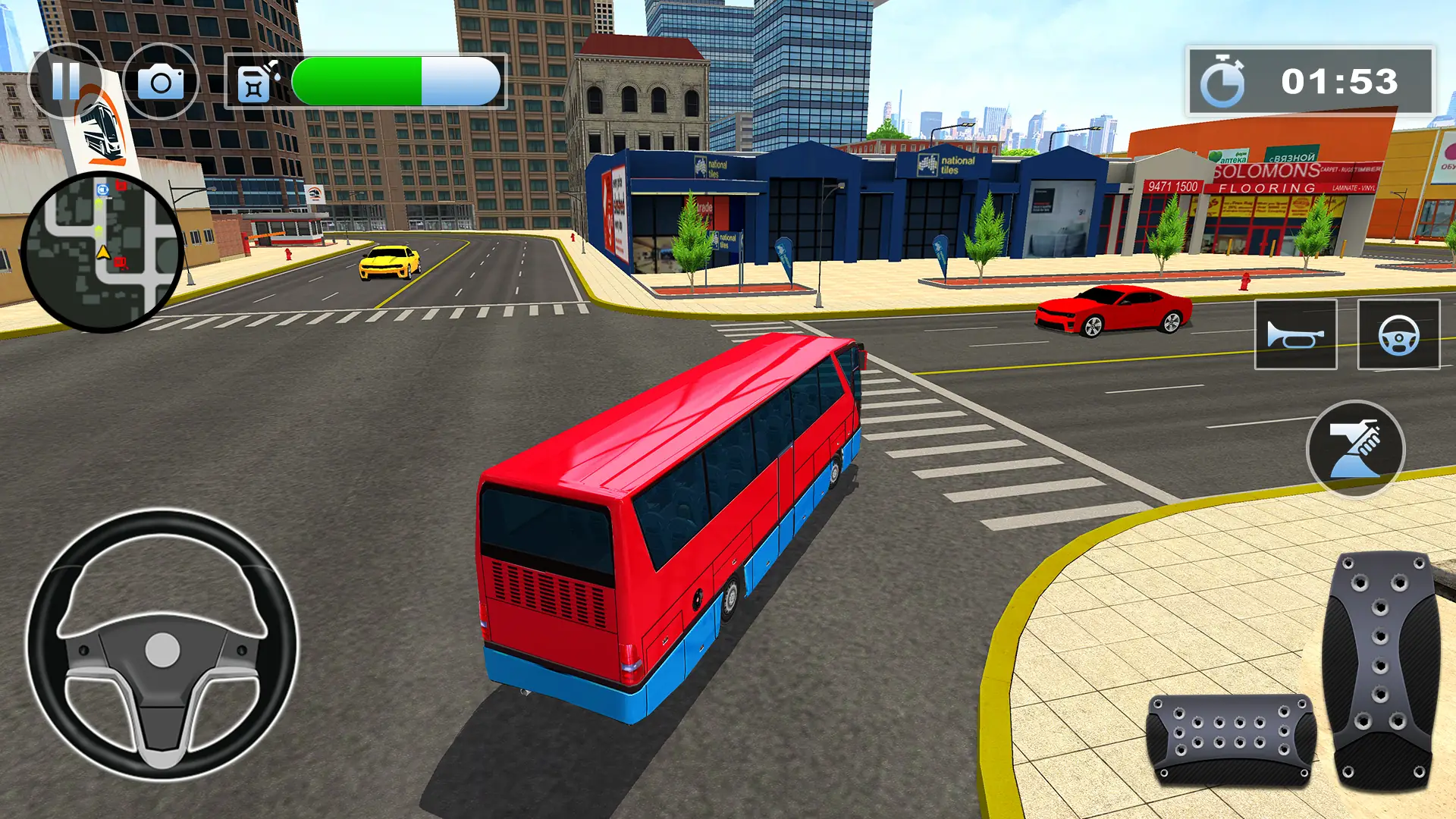 Снимка на екрана Bus Simulator : 3D Bus Games 7