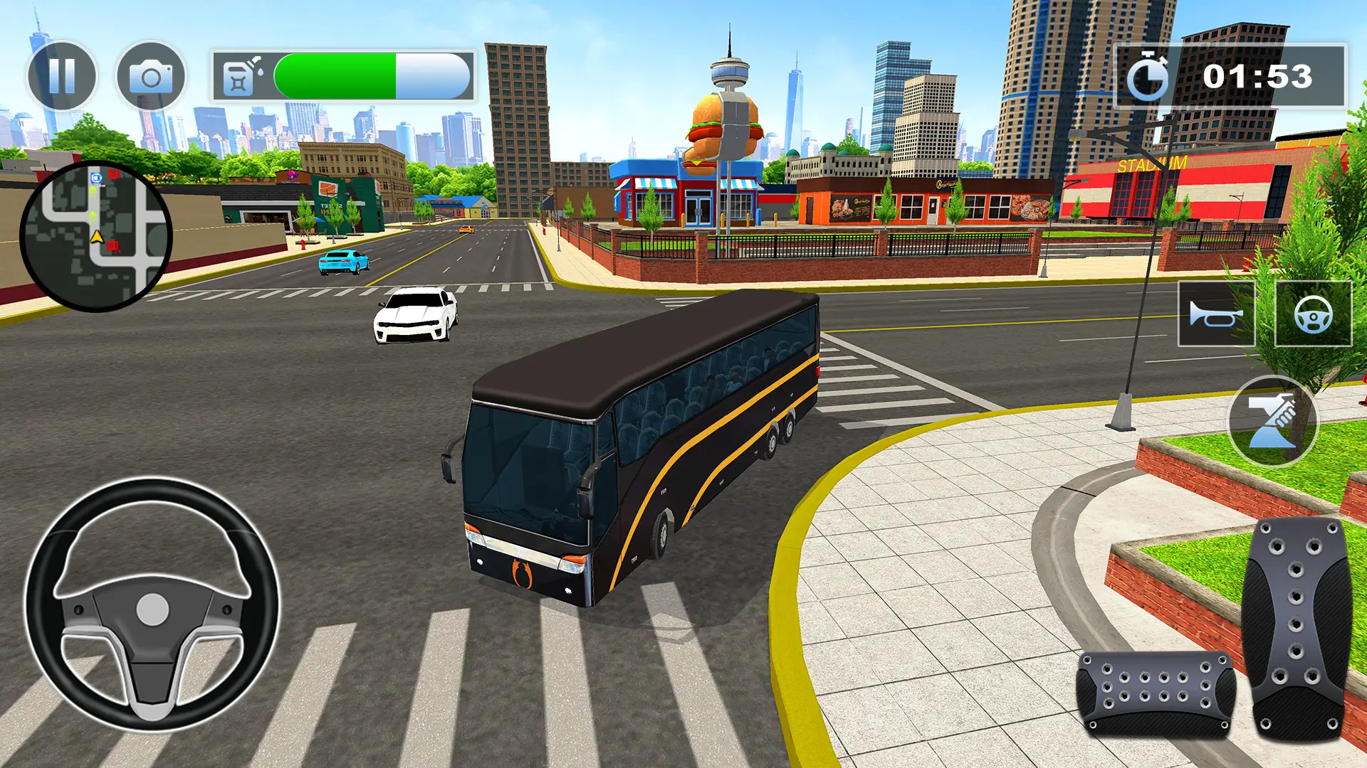 Снимка на екрана Bus Simulator : 3D Bus Games 8