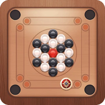 Carrom Go-Disc Board Game Ikona