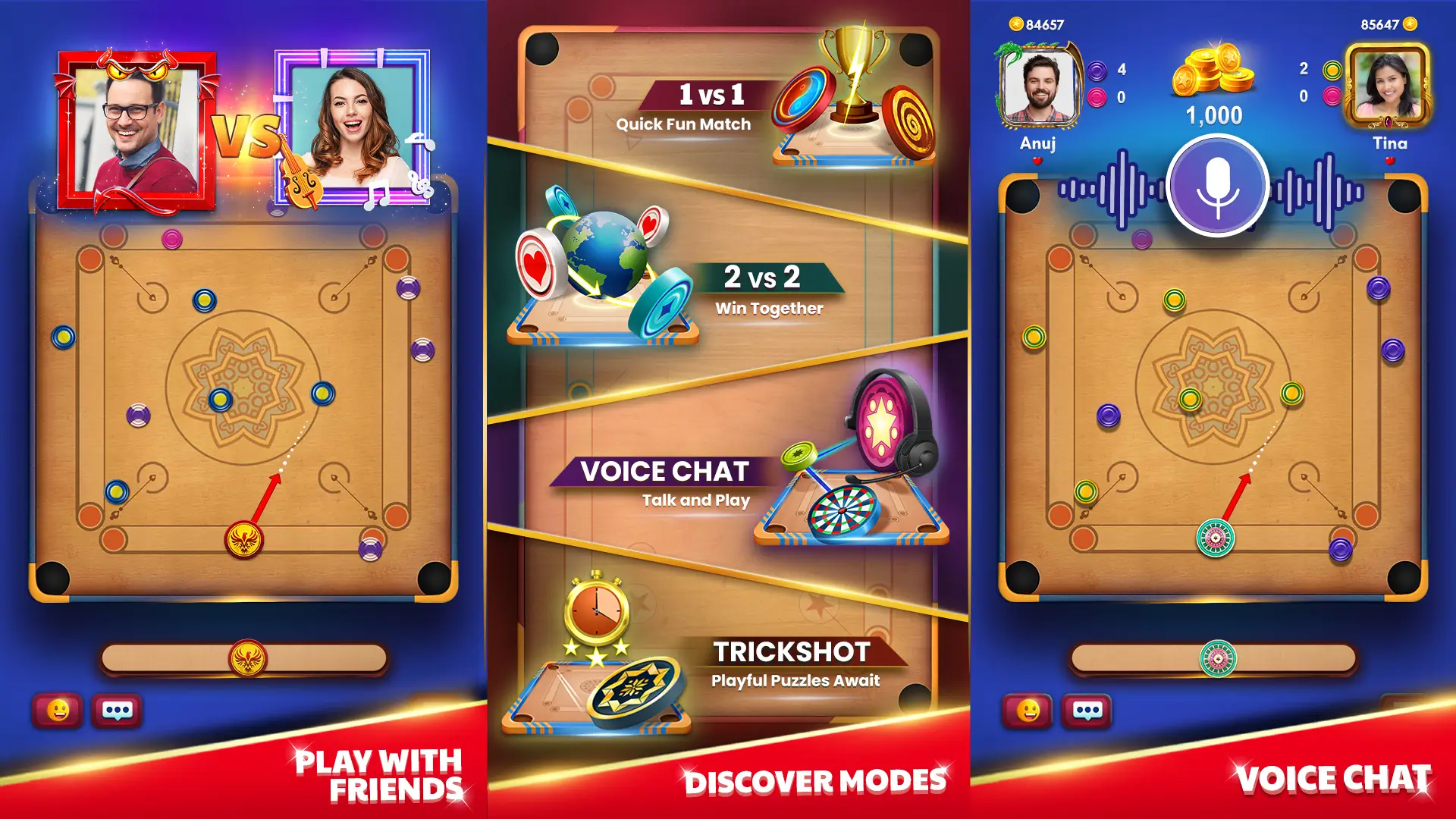 Скриншот Carrom King 2