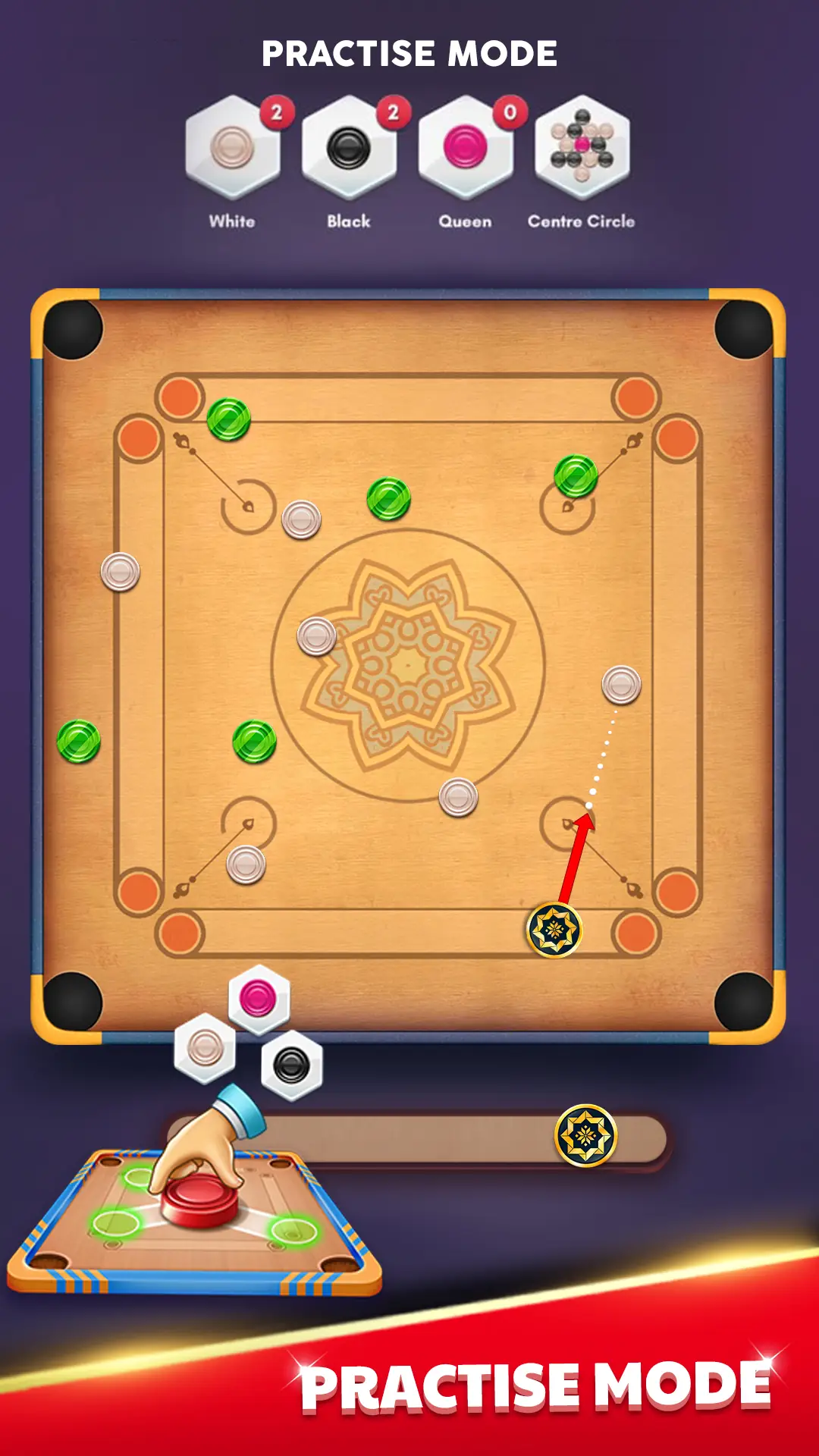 Скриншот Carrom King 4