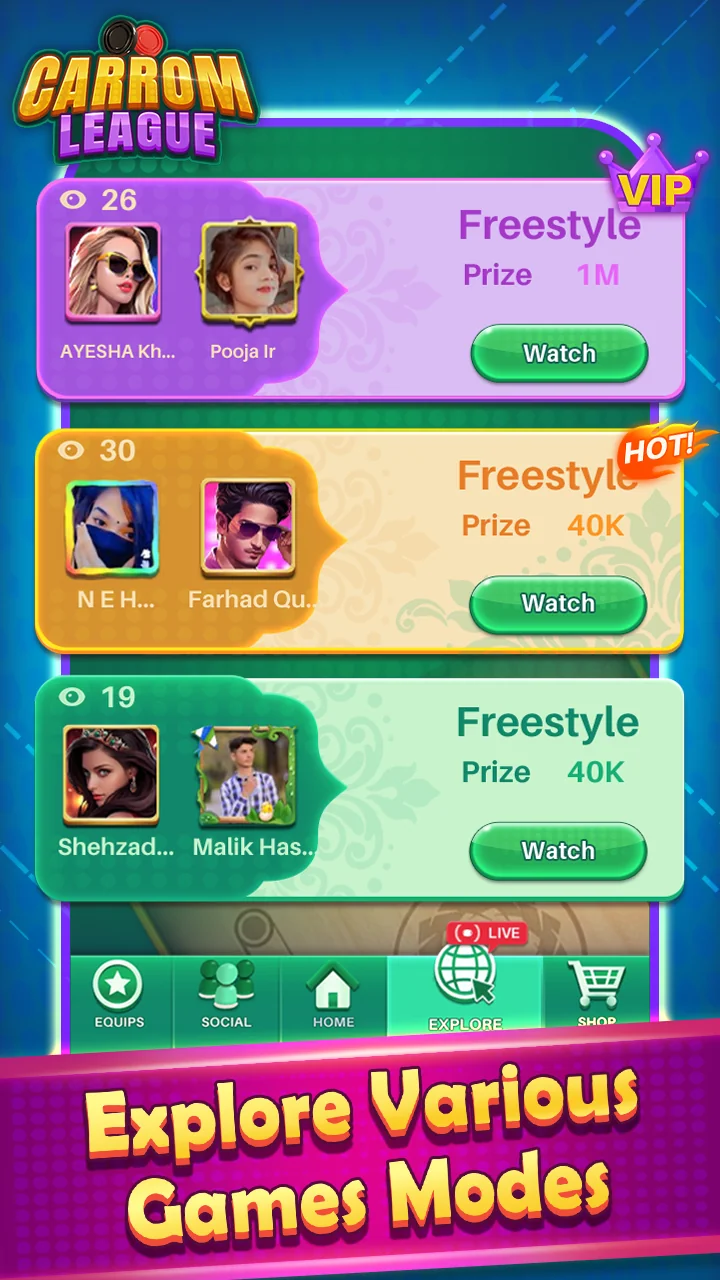 Ekran Görüntüsü Carrom League: Friends Online 6