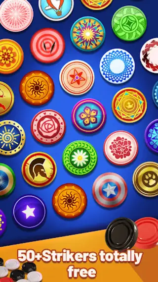 Скриншот Carrom Lite-Board Offline Game 7