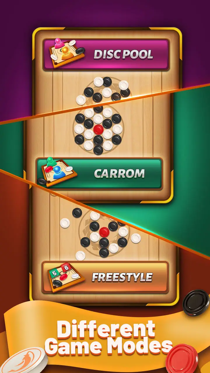 Captura de pantalla Carrom Meta-Board Disc Game 6