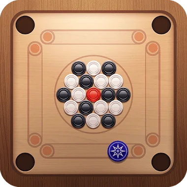 Carrom Plus-Disc Board Game Икона