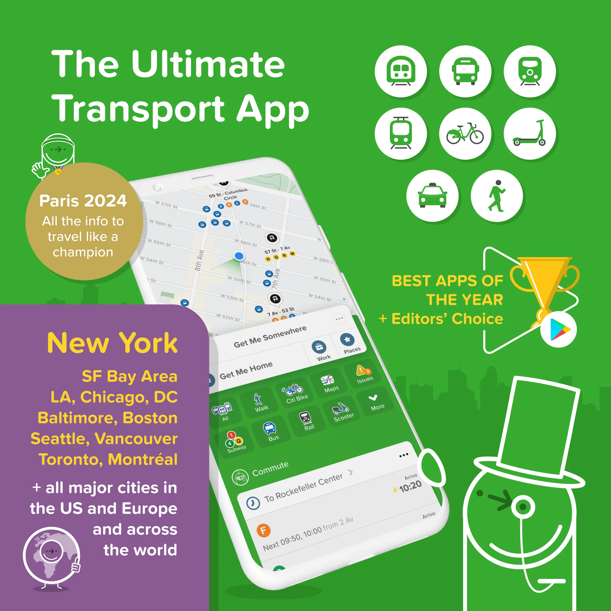 Ekran Görüntüsü Citymapper 1