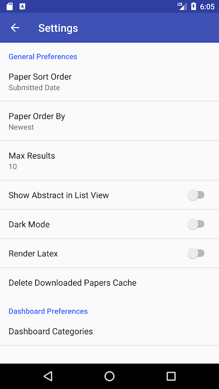 Screenshot arXiv eXplorer 7