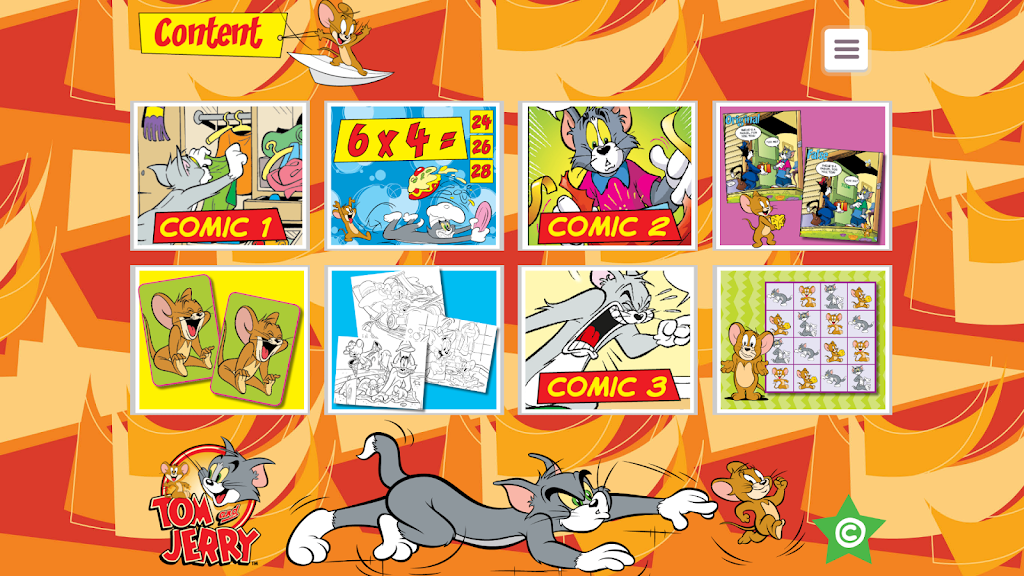 Снимка на екрана Tom and Jerry Learn and Play 2