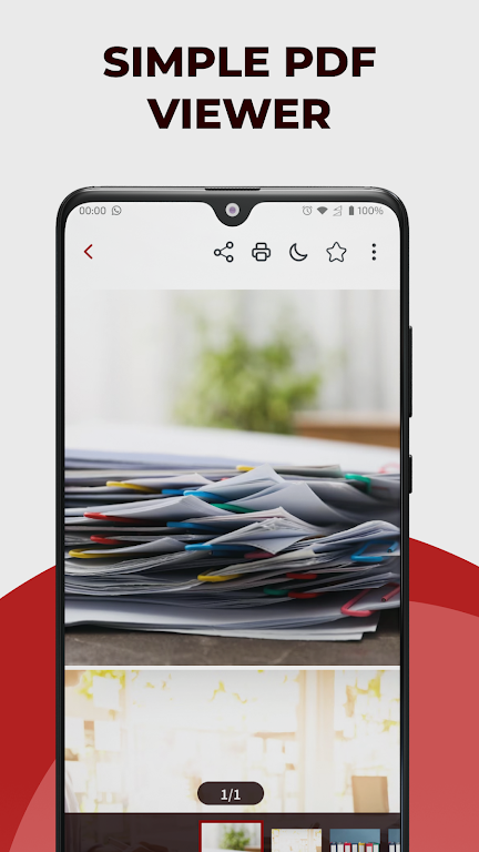 لقطة شاشة PDF Reader and Photo to PDF %د