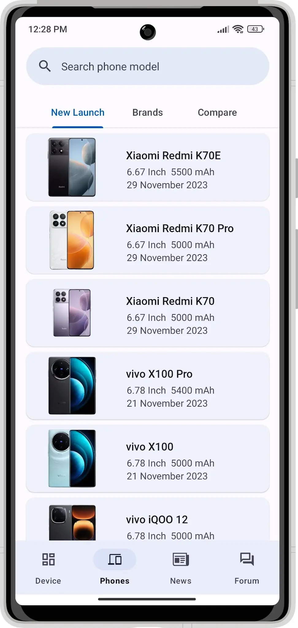 Zrzut ekranu CPU X - Device & System info 2