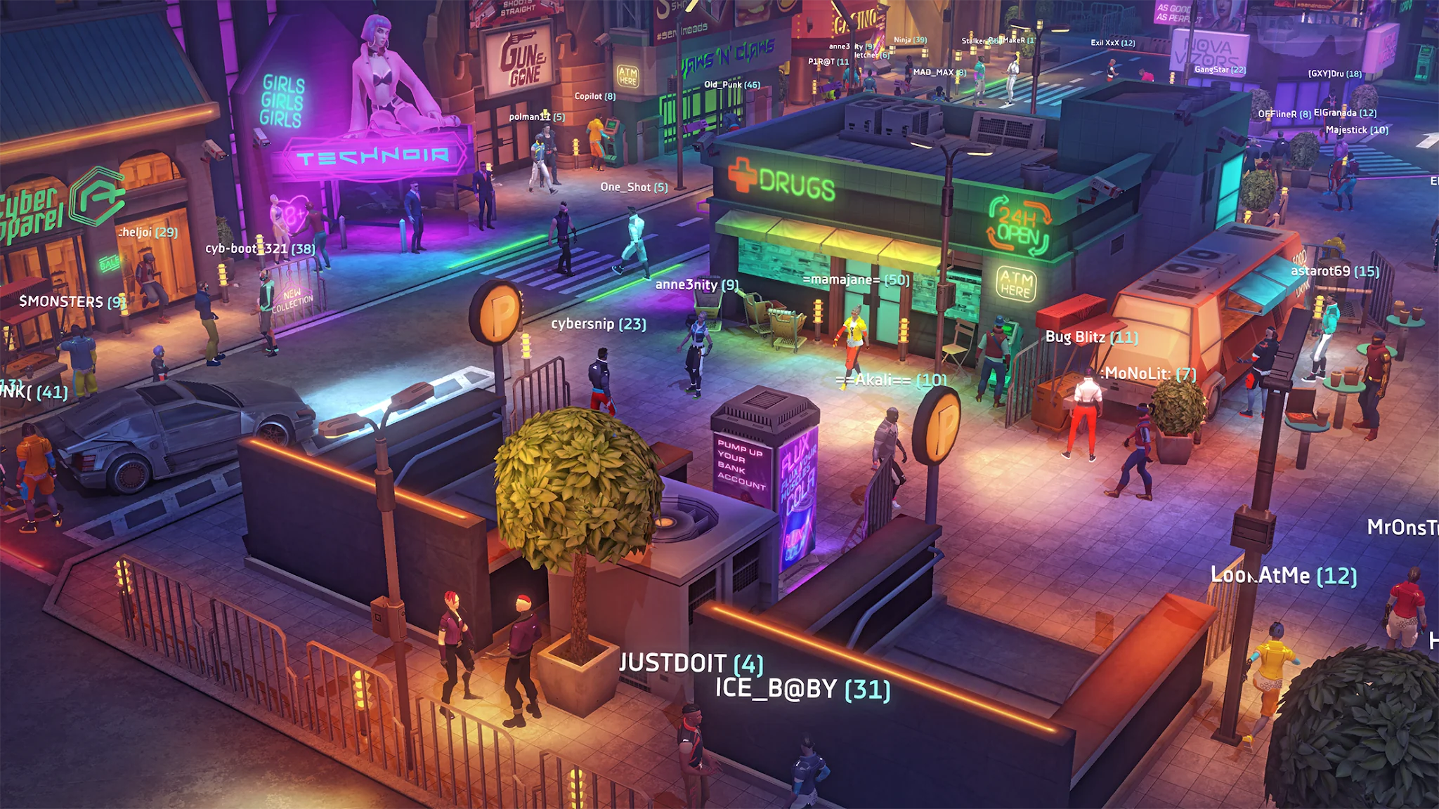 Snímek obrazovky Cyberika: Action Cyberpunk RPG 4
