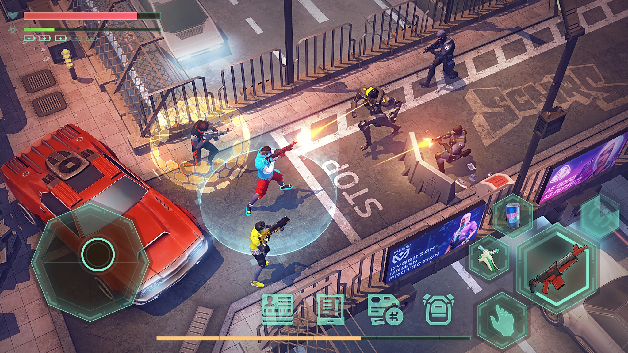 Snímek obrazovky Cyberika: Action Cyberpunk RPG 5