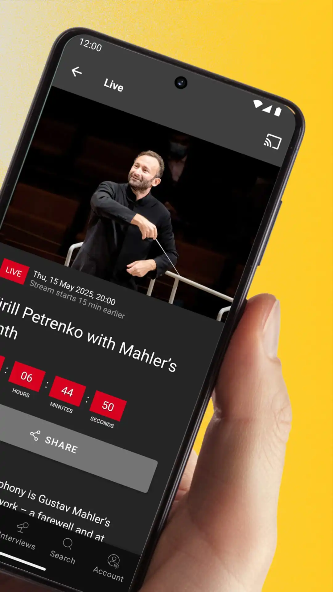 Captura de pantalla Berliner Philharmoniker 2
