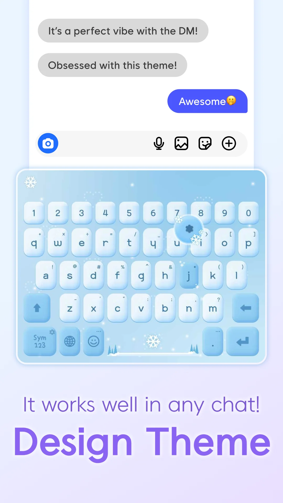 Снимка на екрана Design Keyboard - Fonts, Emoji 2