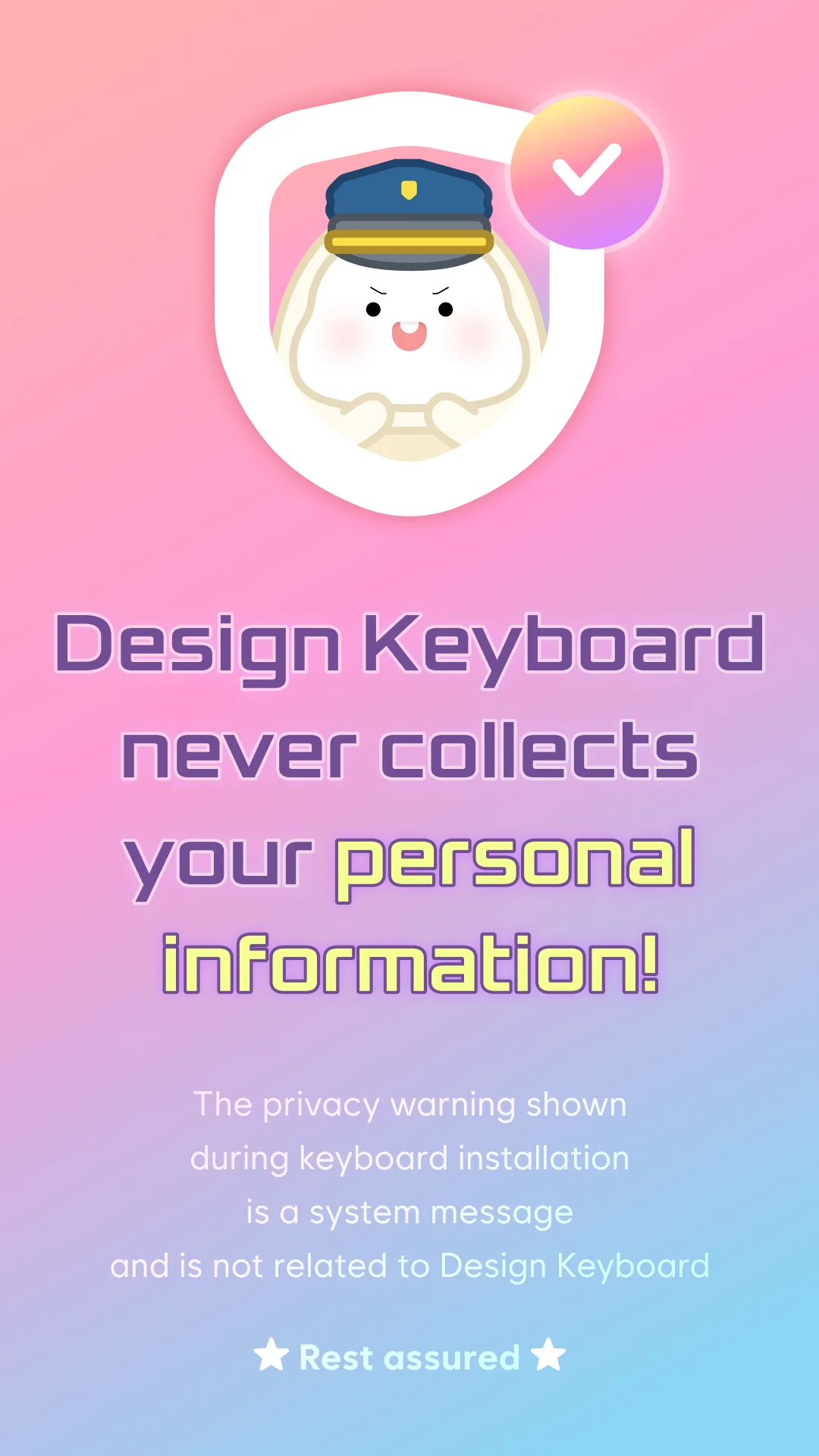 Снимка на екрана Design Keyboard - Fonts, Emoji 6