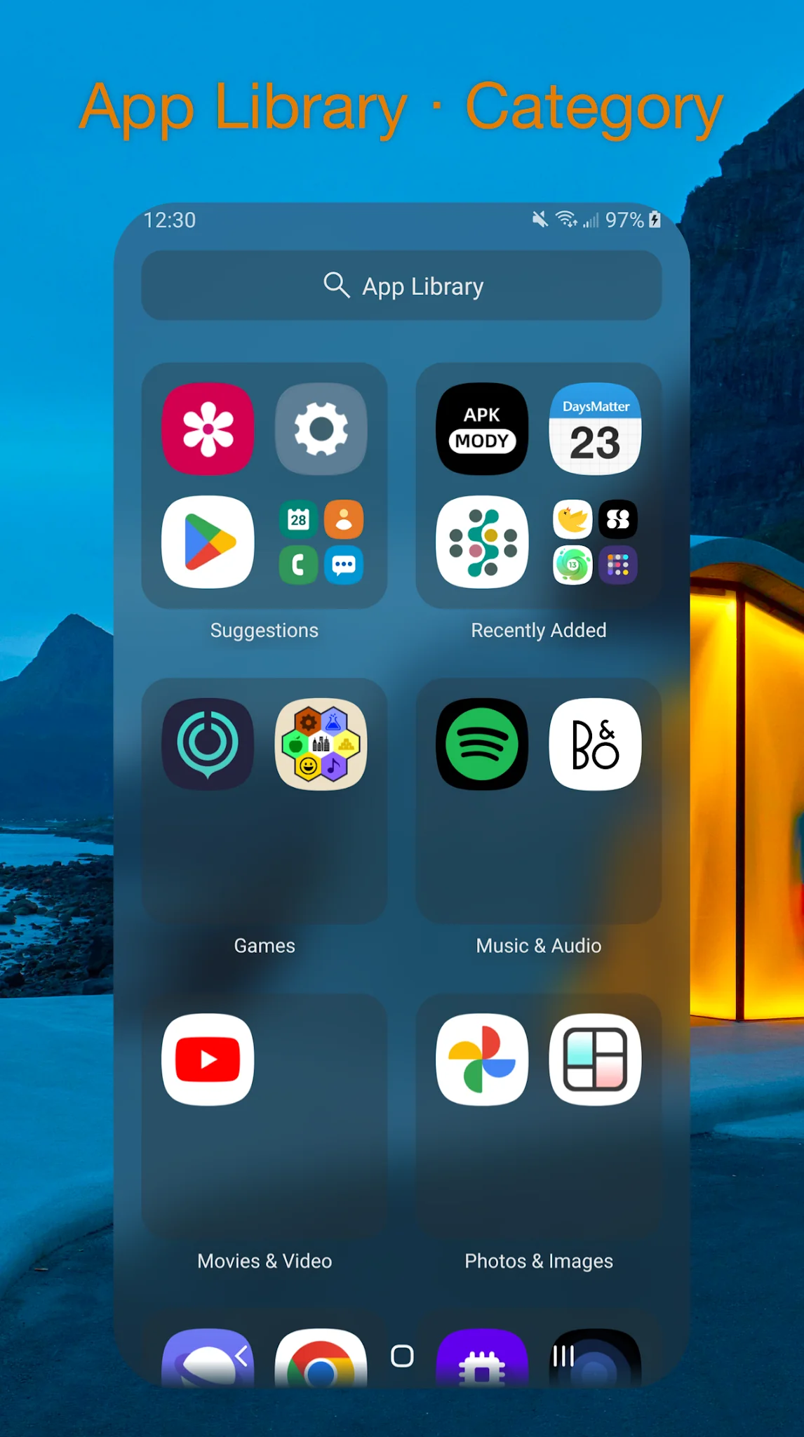 Captura de tela DNA Launcher 3
