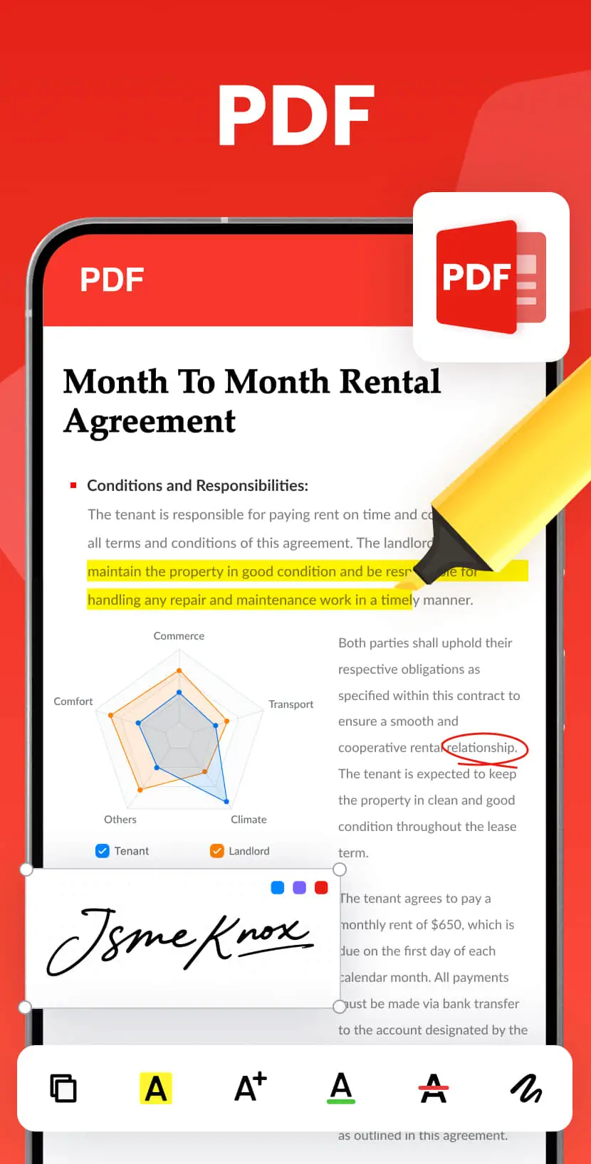 Screenshot ऑफिस रीडर: PDF, Excel, Word 2