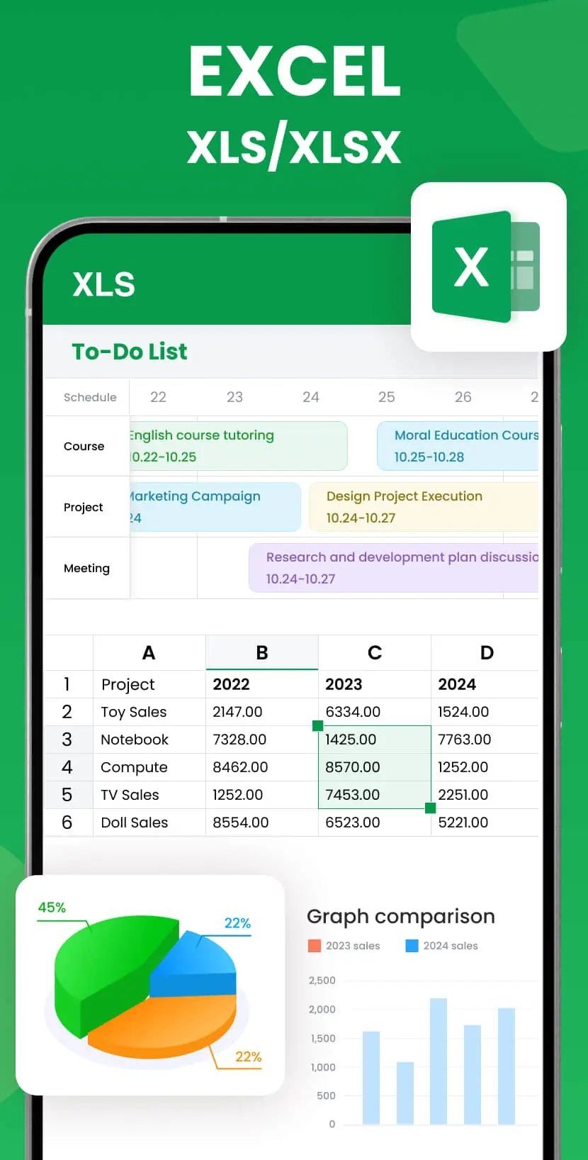 Screenshot ऑफिस रीडर: PDF, Excel, Word 4