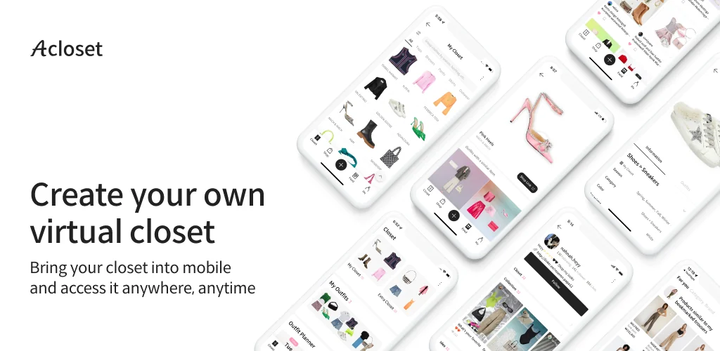 Acloset: Assistente de Moda IA aplicativo arte da capa para Android