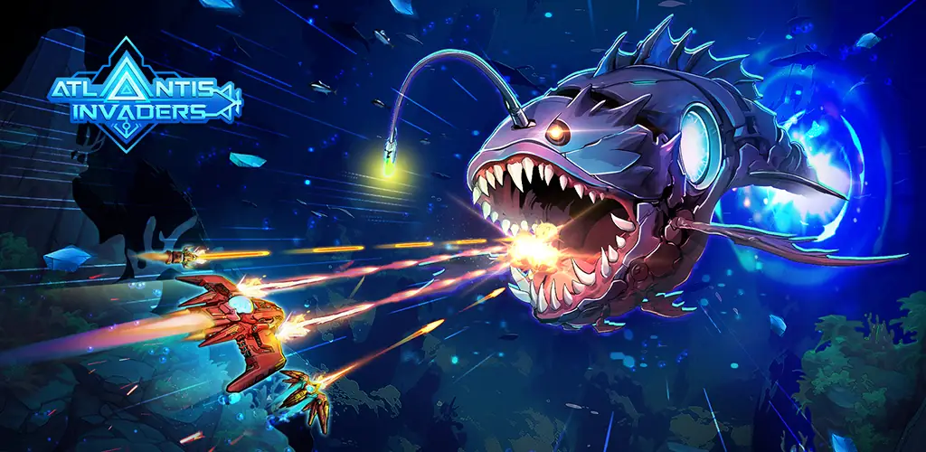 Atlantis Invaders játszma, meccs borítókép Androidhoz