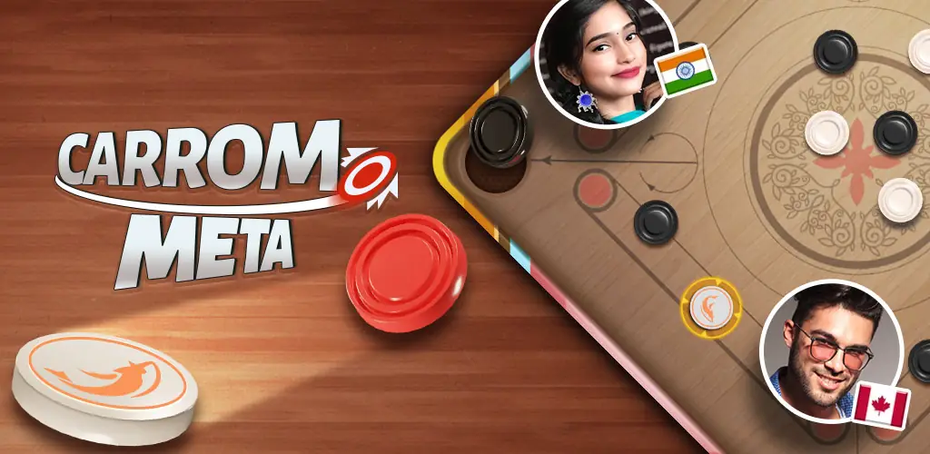 Carrom Meta-Board Disc Game juego carátulas para Android