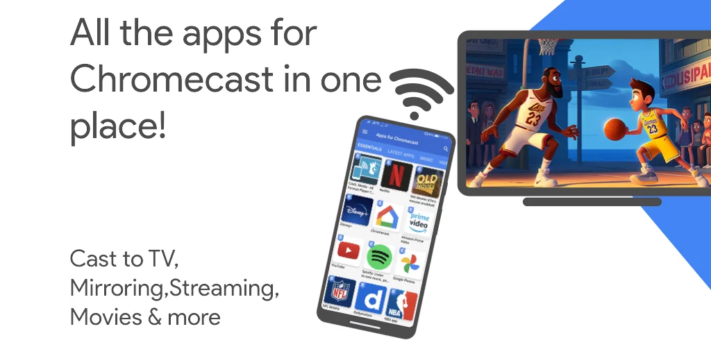 Apps para Chromecast aplicación carátulas para Android