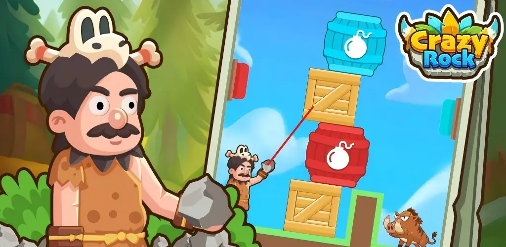 Crazy Rock juego carátulas para Android