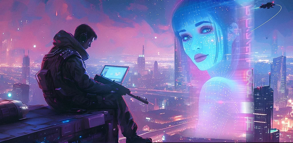 Cyberika: Action Cyberpunk RPG hra obálka pro Android