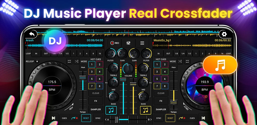 android için DJ Mikser - Müzik Karıştırıcı uygulama kapak resmi