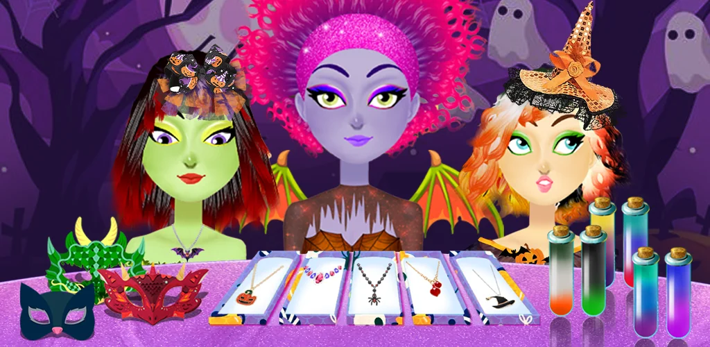 Hair Salon : Halloween Stylish игра обложка для Android