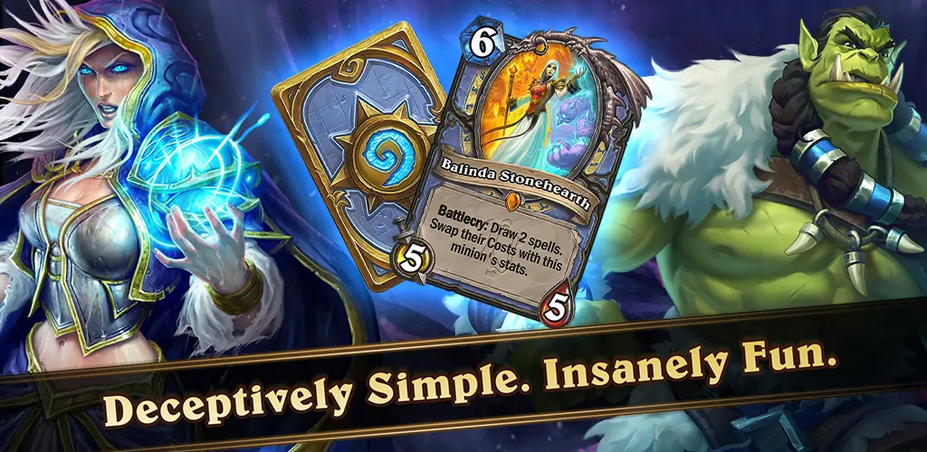 Hearthstone hra obálka pro Android