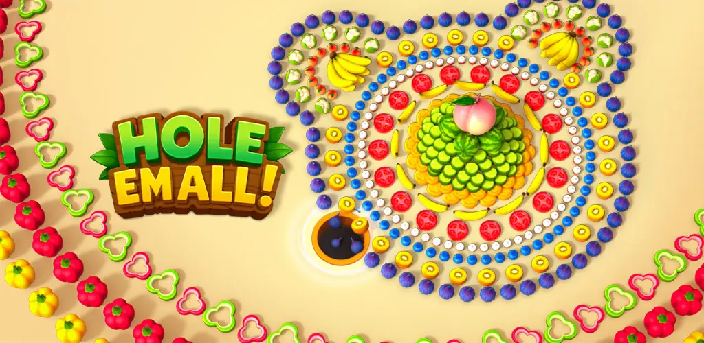 Hole Em All: Black Hole Games игра обложка для Android