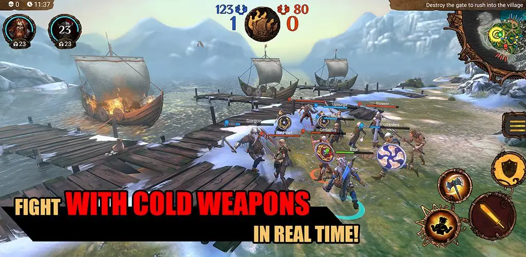 I, Viking: Epic Vikings War gioco copertina per Android
