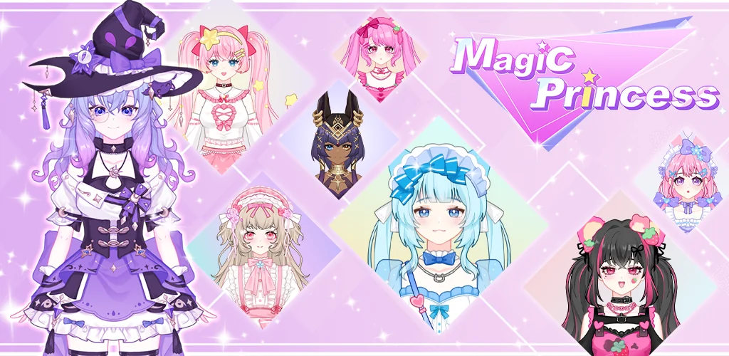 Magic Princess: Dress Up Games játszma, meccs borítókép Androidhoz