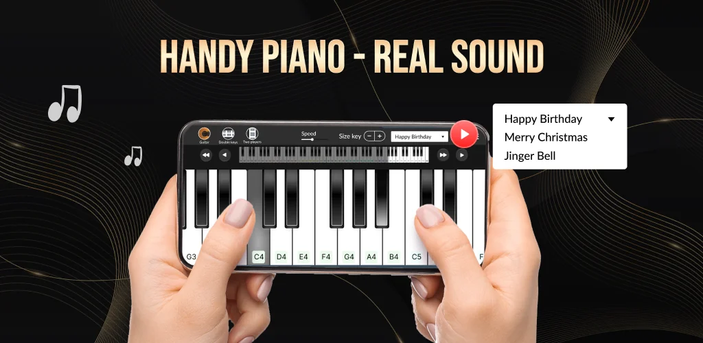 Learn Piano додаток обкладинка для Android