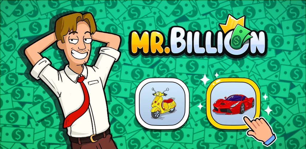 Mr.Billion: Idle Rich Tycoon game cover art for Android