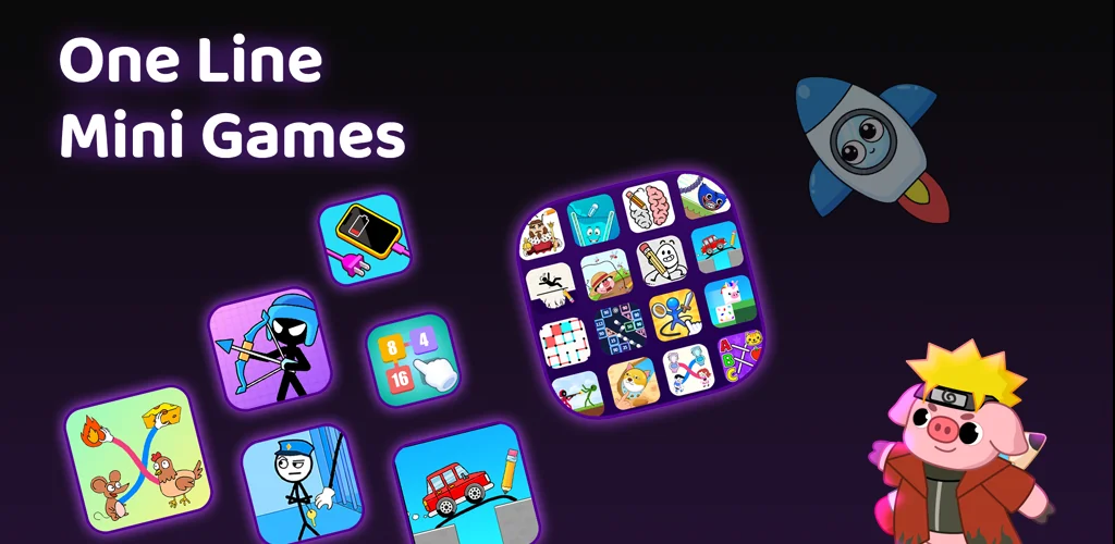 ภาพหน้าจอ เกมวาดภาพมินิไลน์หนึ่งบรรทัด 1