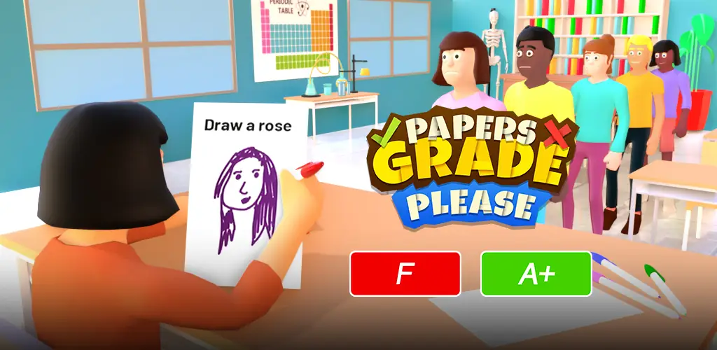 Papers Grade Please! joc copertă pentru Android