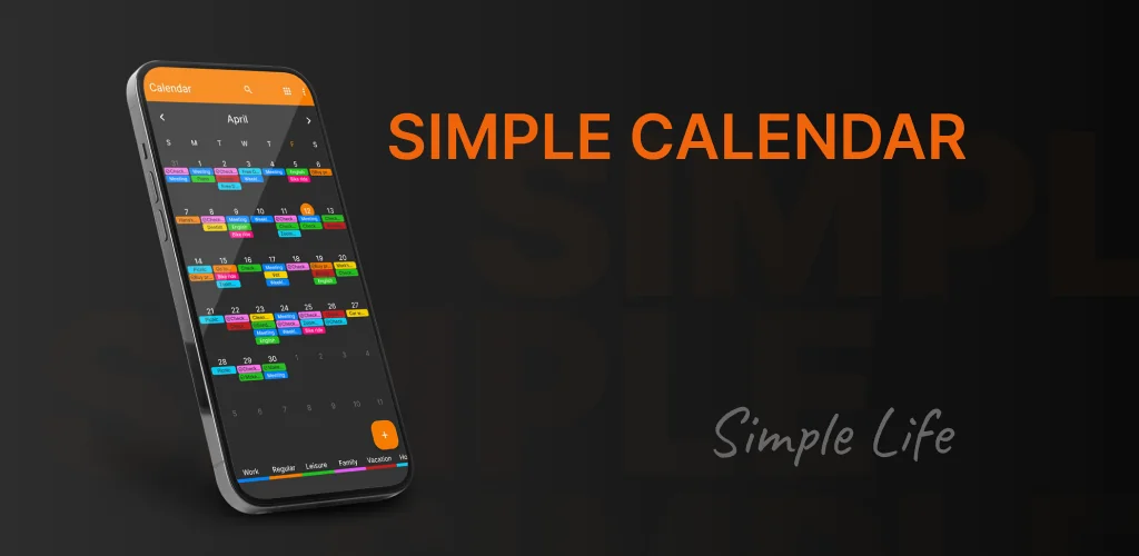 Agenda simple application cover art for Android
