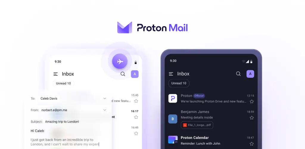 Proton Mail: Encrypted Email kb borítókép Androidhoz