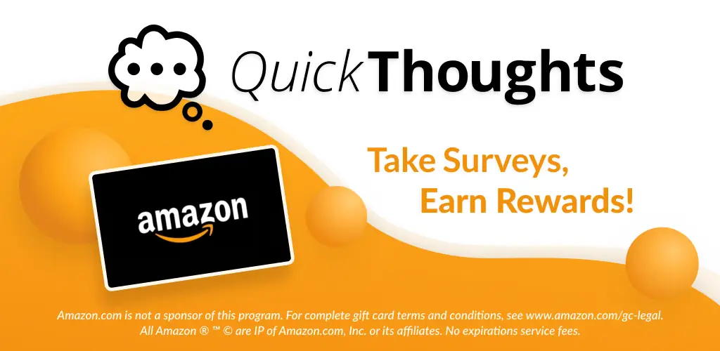 QuickThoughts: Paid Surveys ứng dụng Hình ảnh bìa cho Android