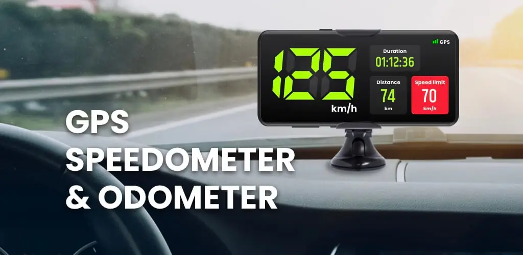 Speedometer: GPS Speedometer app cover art for Android
