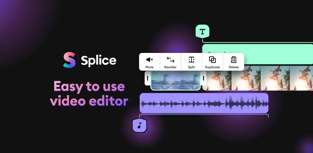 Splice - Editor de Video aplicativo arte da capa para Android